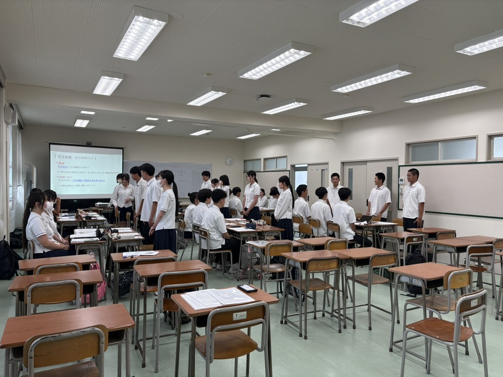 模擬面接の様子